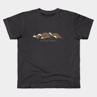 OTTER FAMILY Kids T-Shirt